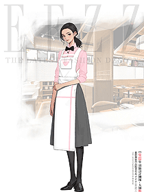 餐飲專用帆布圍裙定制logo印字奶茶飯店防水上班工作服