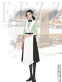 歐式城堡女仆服廚娘裝歐洲女管家制服定制