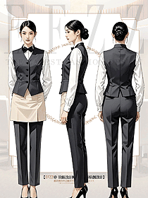 桌球廳比賽專用ktv服務員工裝背心