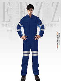 藍(lán)色反光衣緊急搜救搶險(xiǎn)作訓(xùn)服連體服工裝設(shè)計(jì)圖
