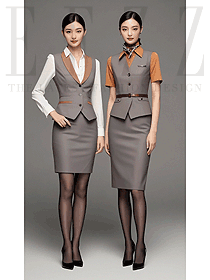 職場高段位穿搭復(fù)古色襯衫馬甲職業(yè)裝