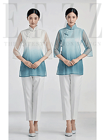 時尚美容技師服裝定制采購設計圖