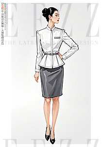 薄款職業裝氣質禮儀接待案場客服員工服裝