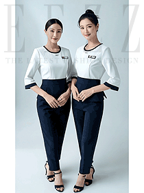 春季醫美前臺皮膚管理白色療愈工服套裝