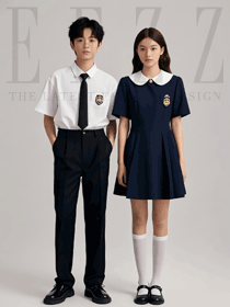 私立高中學生制服定制款式圖
