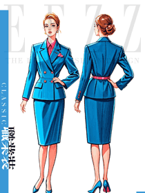 專業形象塑造：OL女裝雙排扣西裝定制設計