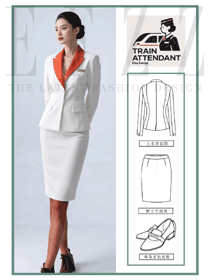 純白雅韻：高鐵乘務(wù)員的魅力制服