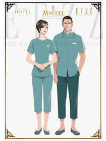 青逸舒序 ——EFZZ 原創酒店客房制服的自然韻律圖鑒