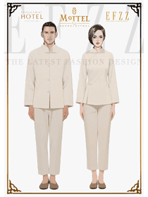 素襟雅序 ——EFZZ 原創新中式酒店米色系列客房制服
