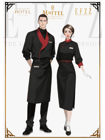 黑紅系列日式餐飲手繪制服案例的「儀式感」