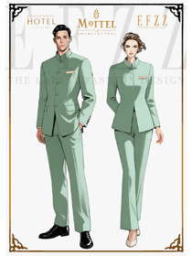 淺綠承載文化：酒店工作人員的制服魅力