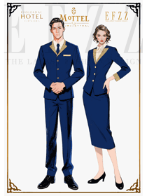 金與藍的優雅碰撞：中餐廳服務制服新篇