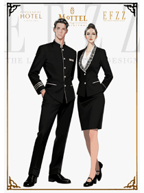 服務美學新解：黑銀酒店餐飲制服的奢華演繹