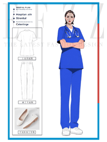 女性醫護的湛藍戰袍：美容醫院工作服原創設計方案