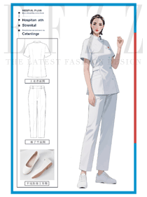 純白守護,修身添彩:女性醫(yī)院人員原創(chuàng)工作服的經(jīng)典設(shè)計
