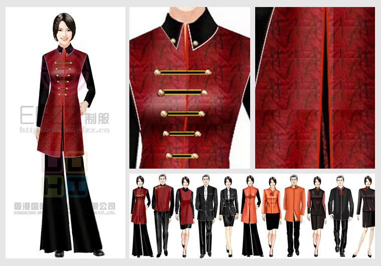 中國(guó)傳統(tǒng)特色酒店制服設(shè)計(jì)