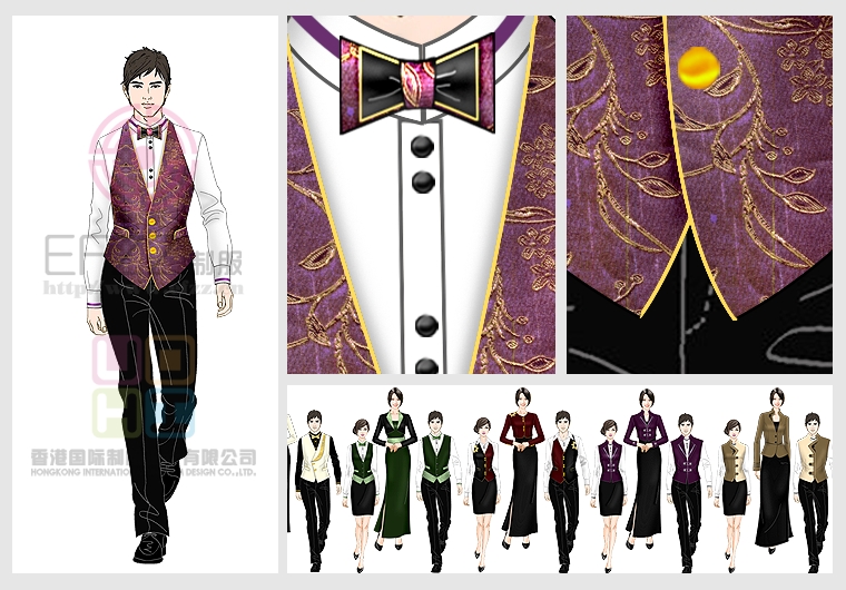 西餐廳服務生系列服裝