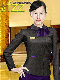 商務星級酒店制服圖片藍色系列