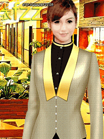 金色年華星級賓館服裝設計