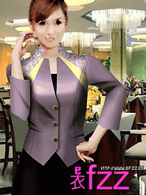 商務星級酒店制服圖片藍色系列