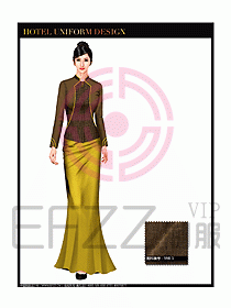 酒店中餐咨客制服設(shè)計圖621