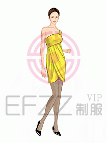 夜總會ktv包房公主制服設計圖491