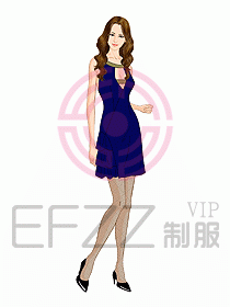 夜總會ktv包房公主制服設計圖501