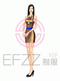 夜總會ktv包房公主制服設計圖505