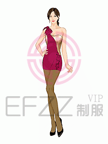 夜總會(huì)ktv包房公主制服設(shè)計(jì)圖524