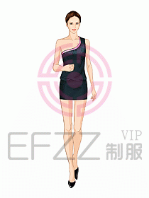 夜總會ktv包房公主制服設計圖530