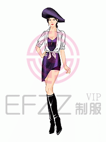 夜總會ktv包房公主制服設計圖545