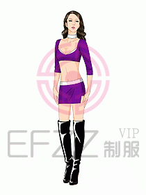 夜總會ktv包房公主制服設計圖566