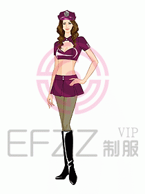 夜總會ktv包房公主制服設計圖576