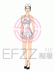 夜總會ktv包房公主制服設計圖584