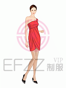 夜總會ktv包房公主制服設計圖585