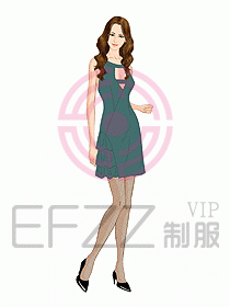 夜總會ktv包房公主制服設(shè)計圖594