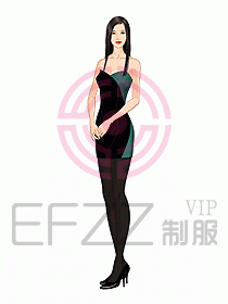 夜場ktv包房公主服設計608