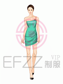 夜場ktv包房公主服設計613