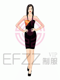 夜場ktv包房公主服設計620