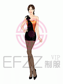 夜場ktv包房公主服設計618