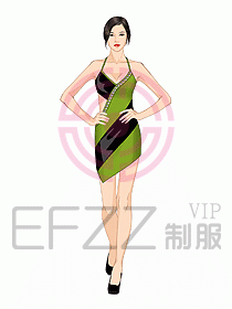 夜場ktv包房公主服設計629