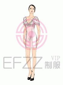 夜場ktv包房公主服設計630