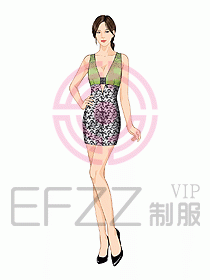 夜場ktv包房公主服設計635