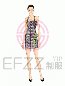 夜場ktv包房公主服設計633