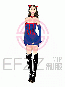 夜場ktv包房公主服設計643