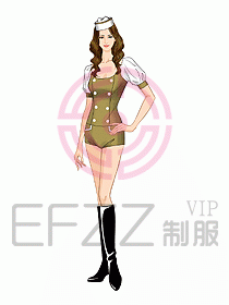 夜場ktv包房公主服設(shè)計651