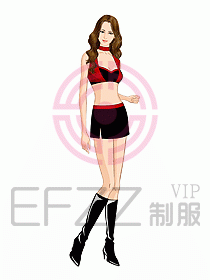 夜場ktv包房公主服設計656