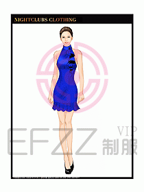 夜場ktv包房公主服設計677