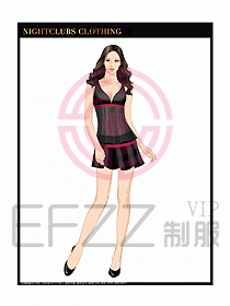 夜場ktv包房公主服設計682