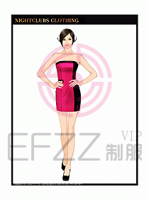 夜場ktv包房公主服設計683